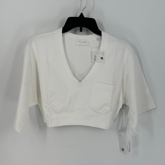 Women's Viavia Cropped Pocket Tee M - Picture 1 of 4
